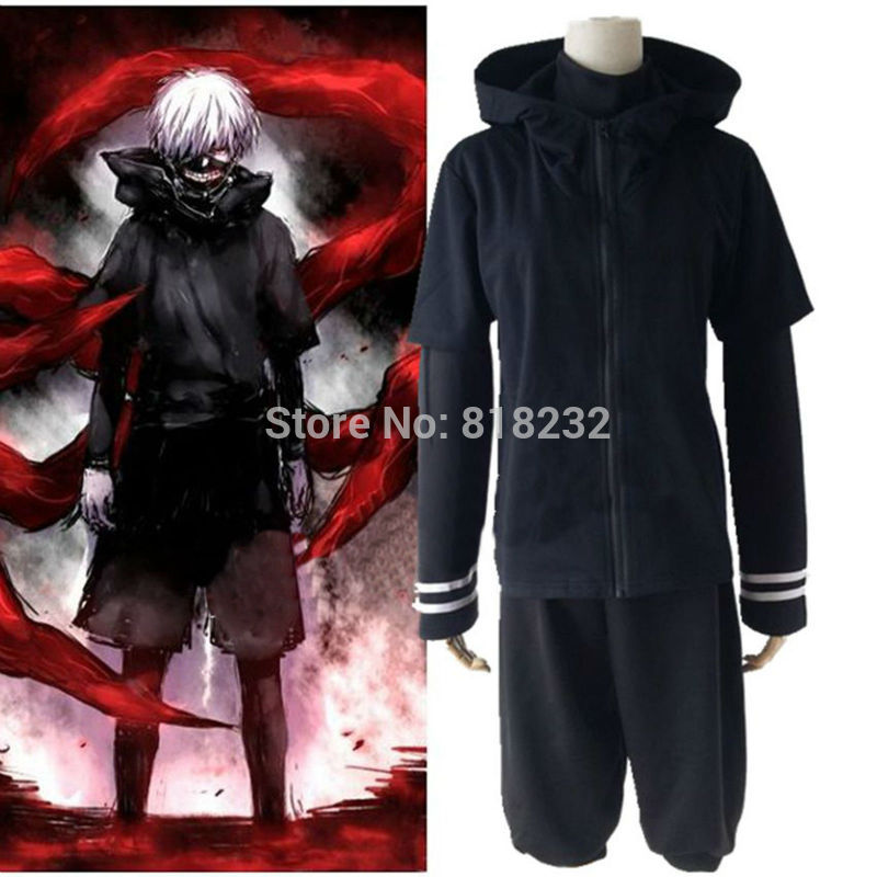 Tokyo Ghoul Kaneki Ken Black Coat
