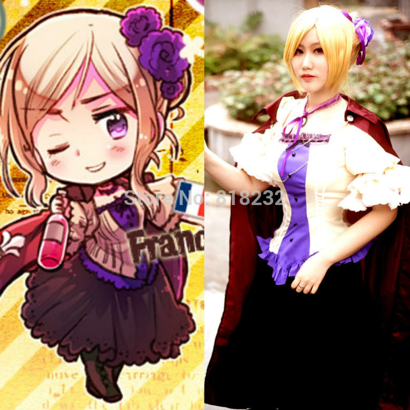 APH Axis Powers Hetalia Francis Bonnefeuille Dress Uniform