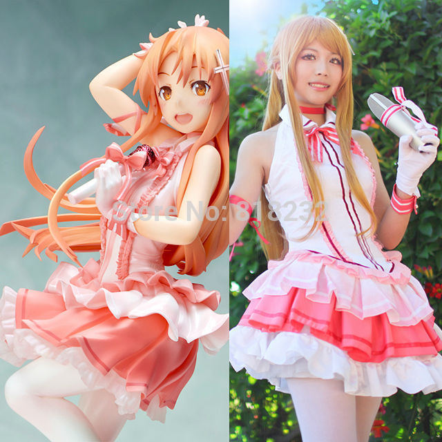 SAO Sword Art Online Yuuki Asuna Uniform